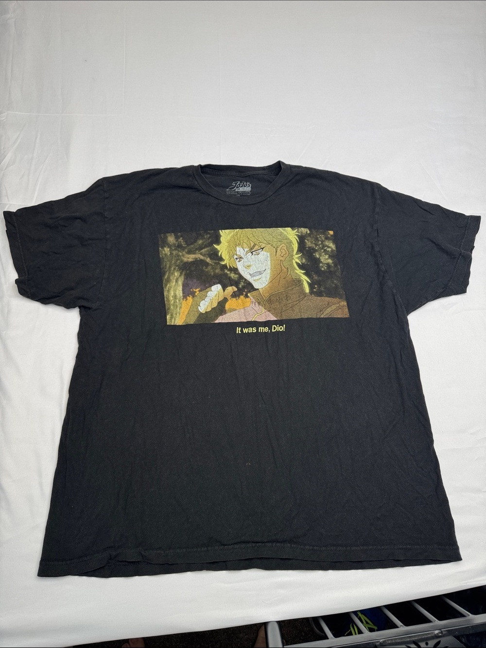 Black tee graphic t shirt Dio Brando from JoJo's Bizarre Adventure men’s 2Xl XXL